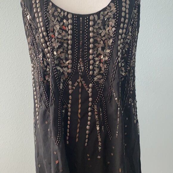 NWT Free People Ella Embellished Slip Mini Dress M - Picture 8 of 15